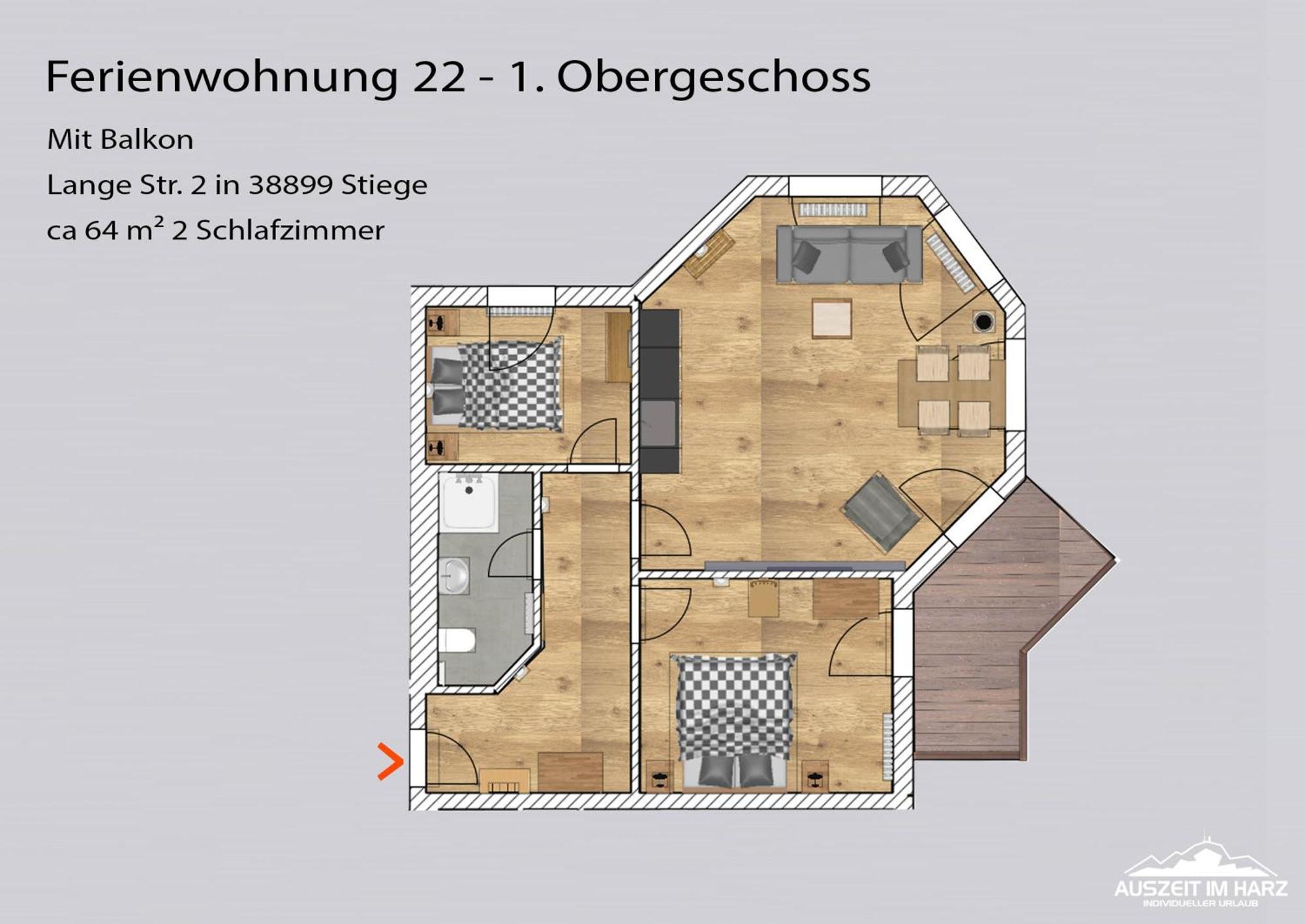 Auszeit-Im-Harz Haus 5 Wohnung 22 Stiege Bagian luar foto